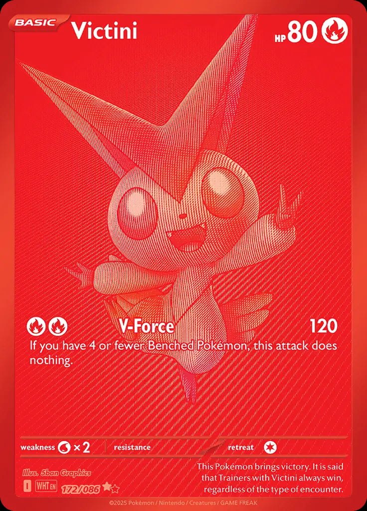 White Flare Victini #172